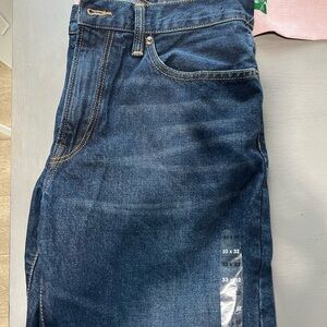 GAP Men's Dark Blue Straight Jeans